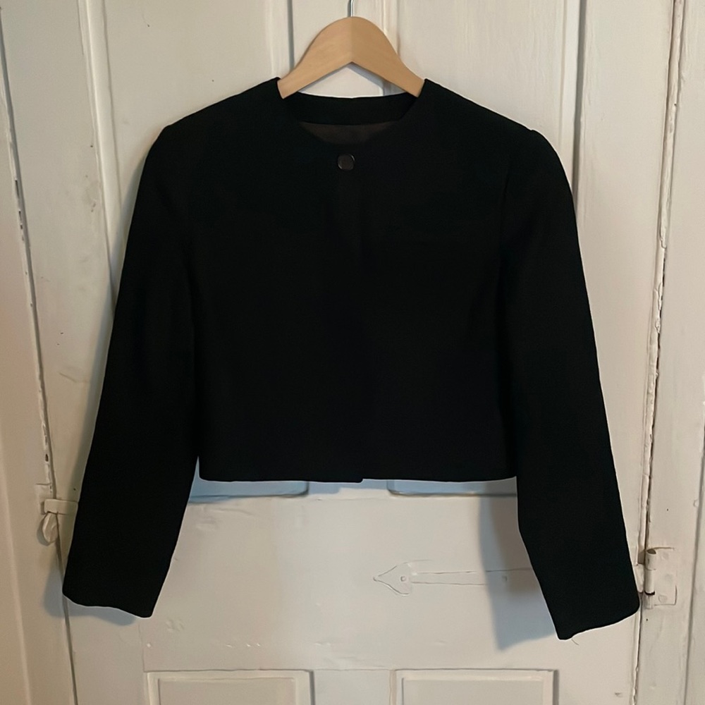 Vintage Pendleton Wool Cropped Jacket Size 10 - image 1